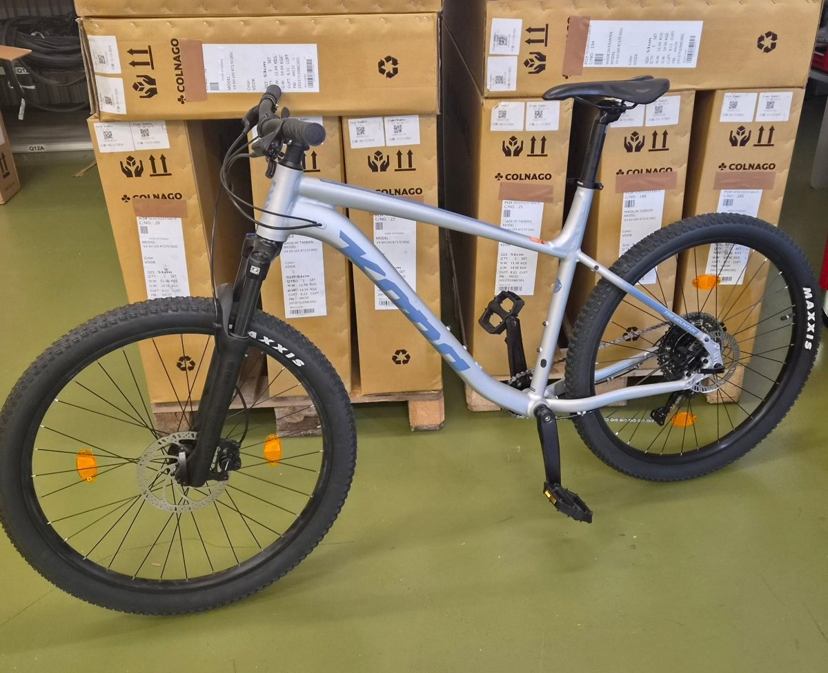 Kona Fire Mountain | Mountainbike Hardtail 27.5" | 9-fach | Grau Blau | Größe XL - RAAAD.de