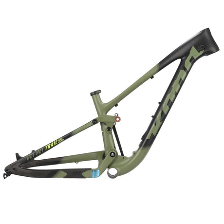 Kona Hei Hei Trail CR Carbon Rahmen 27,5" | MTB Trail Fully 140 mm | Olive | Modell 2018 | Größe XS - RAAAD.de