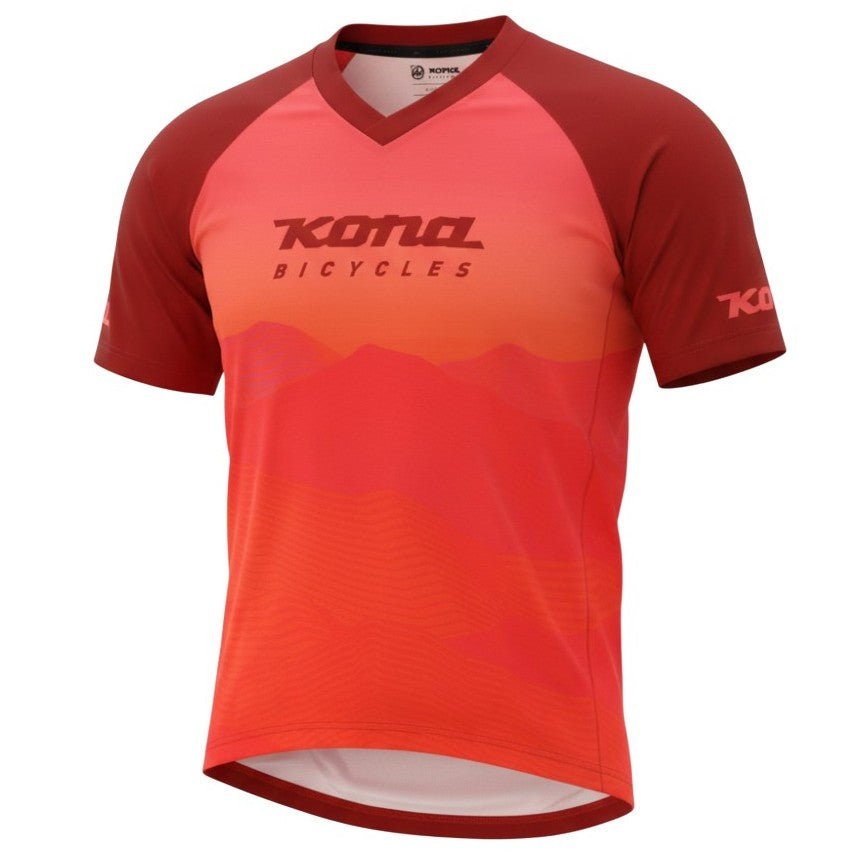 Kona Mountain | Jersey kurzarm Men | orange - rosa - rot - RAAAD.de