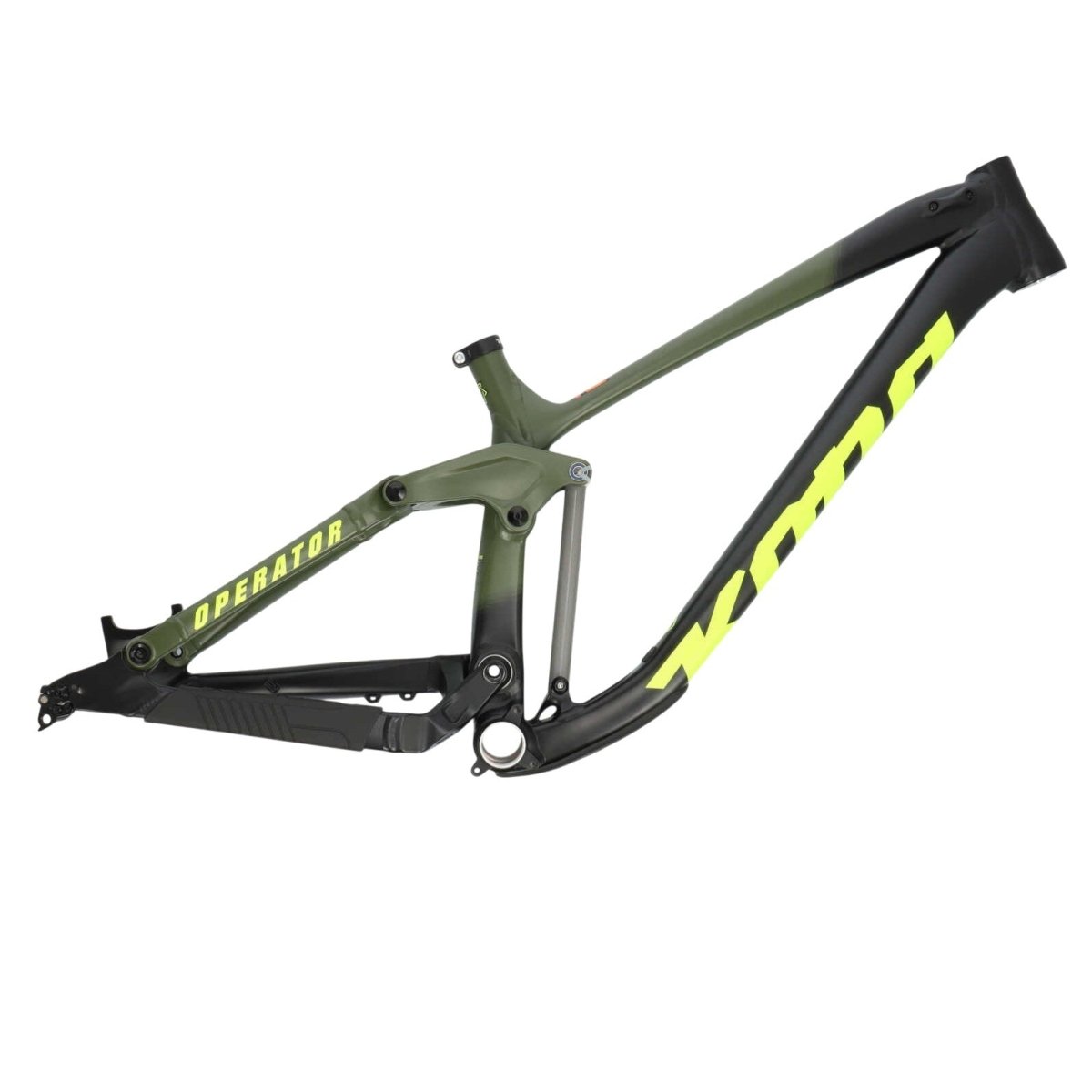 Kona Operator DL Rahmen 27,5" olive | MTB Downhill DH | Aluminium | Modell 2018 | Größe XL - RAAAD.de