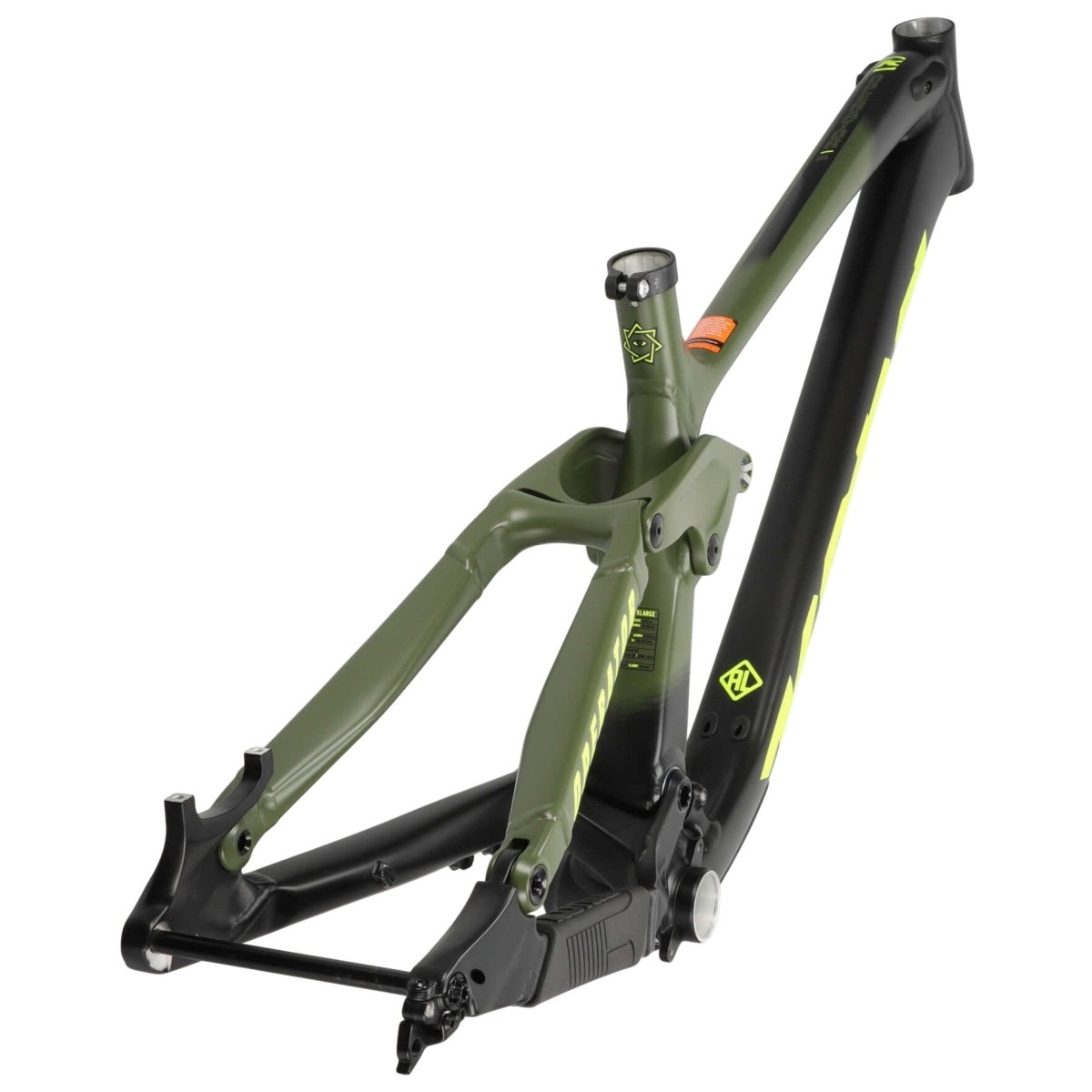 Kona Operator DL Rahmen 27,5" olive | MTB Downhill DH | Aluminium | Modell 2018 | Größe XL - RAAAD.de