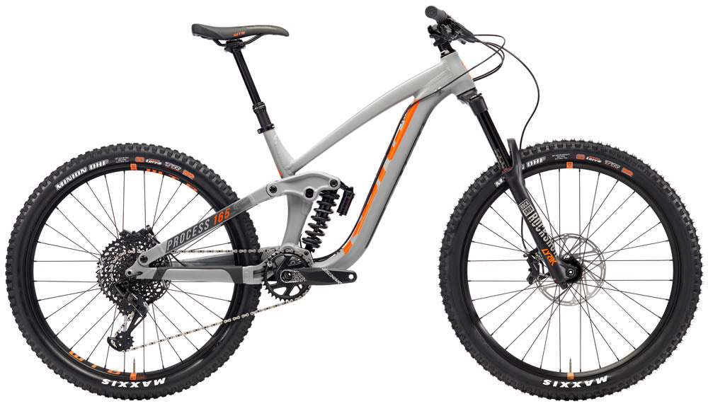Kona Process 165 Rahmen 27,5" grau | MTB Enduro Fully 170 / 165 mm | Alu | Modell 2018 | Größe XL - RAAAD.de
