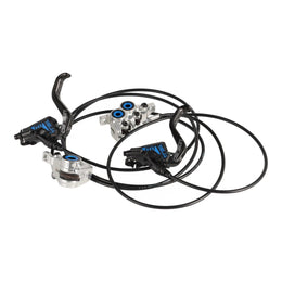 Set frâne cu disc Magura MT Trail SL Carbon | Față și Spate | Manetă HC cu 1 deget | Negru/Albastru | Include plăcuțe