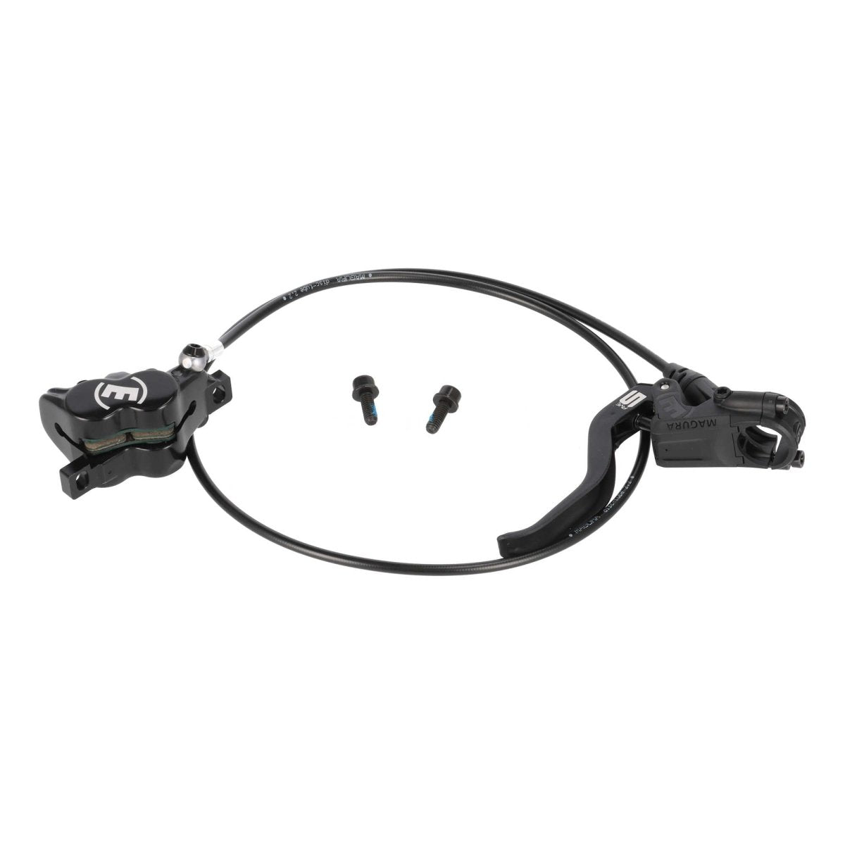Magura MT5 Scheibenbremse Vorderrad | 4-Kolben | 900 mm Leitung | inkl. QM42 Adapter für 203 mm