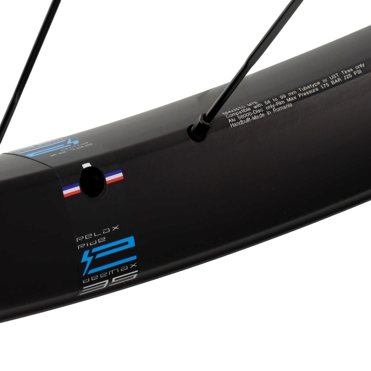 Mavic E - Deemax 35 Hinterrad 29" | Boost 12x148 mm | Centerlock | Shimano Microspline | E - MTB | schwarz - RAAAD.de