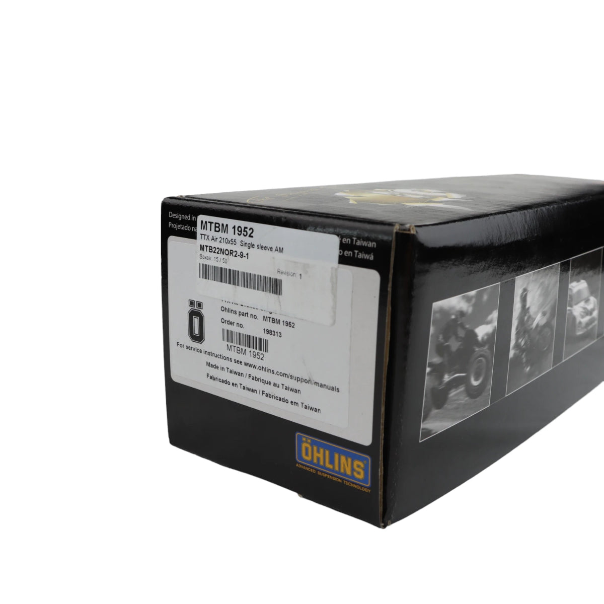 Öhlins Dämpfer TTX1 Air 210x55 mm Universal - RAAAD.de