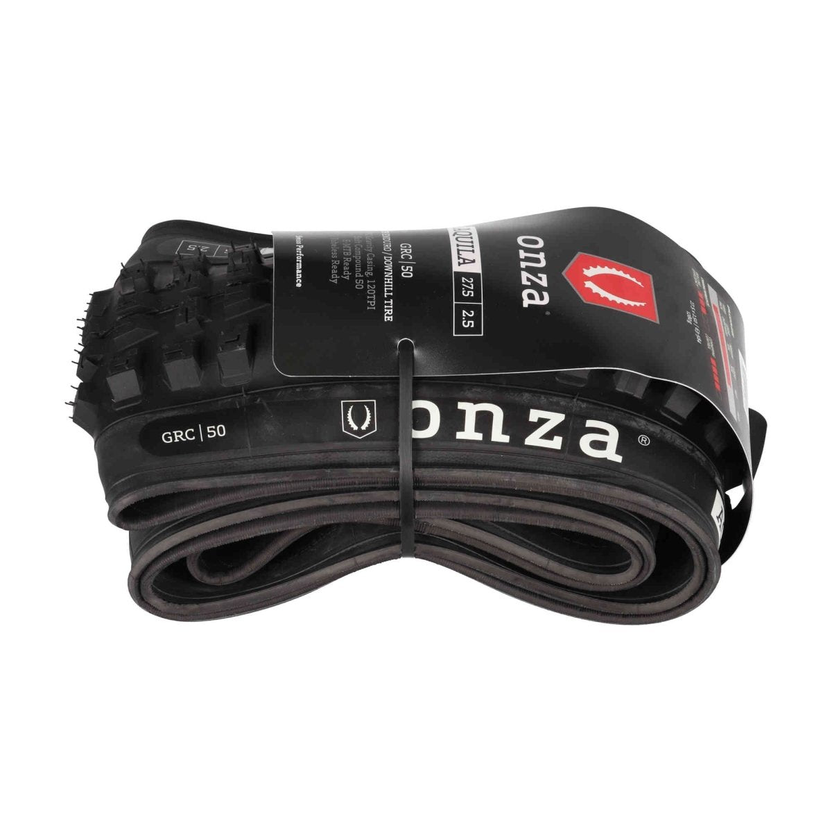 Onza Aquila 27.5 x 2,50" GRC 120TPI Soft Compound 50 Tubless Ready Faltreifen Schwarz - RAAAD.de