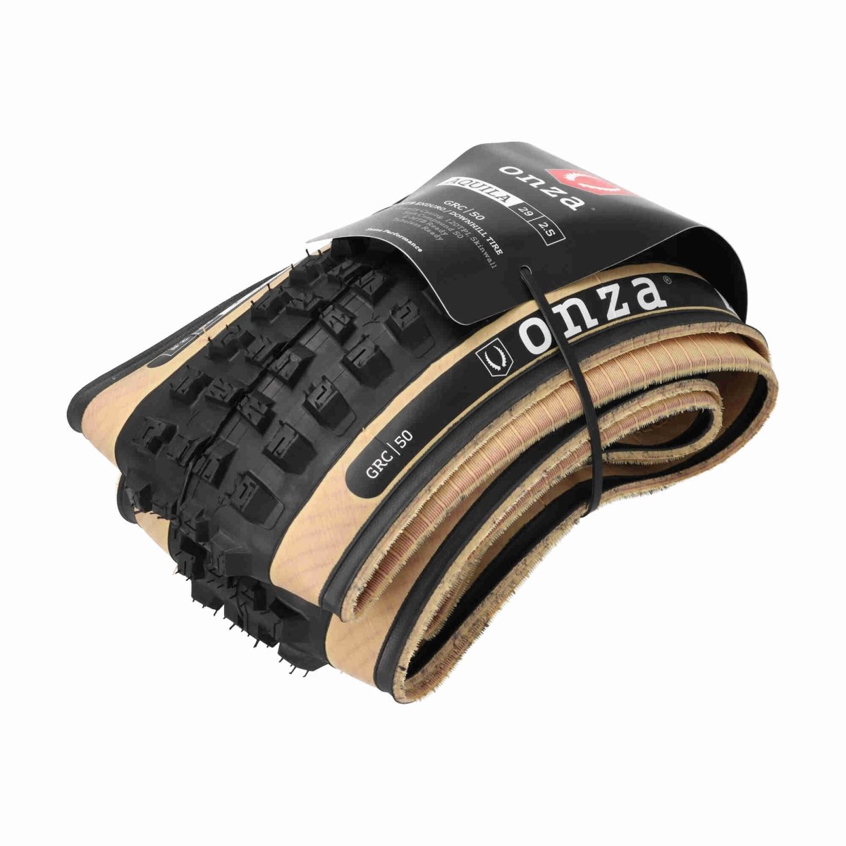Onza Aquila 29 x 2,50" GRC 120TPI Soft Compound 50 Tubless Ready Faltreifen Skinwall - RAAAD.de