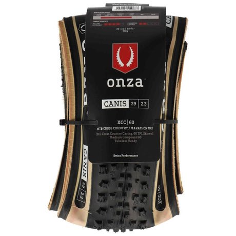 Onza Canis 29 x 2,30" XCC 60TPI Medium Compound 60 Tubless Ready Faltreifen Skinwall - RAAAD.de