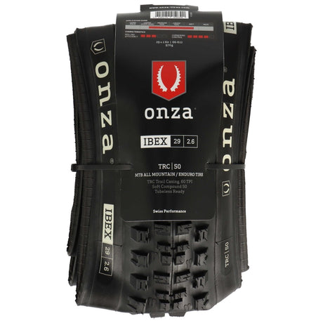 Onza Ibex 29 x 2,60" TRC 60TPI Soft Compound 50 Tubless Ready Faltreifen Schwarz - RAAAD.de