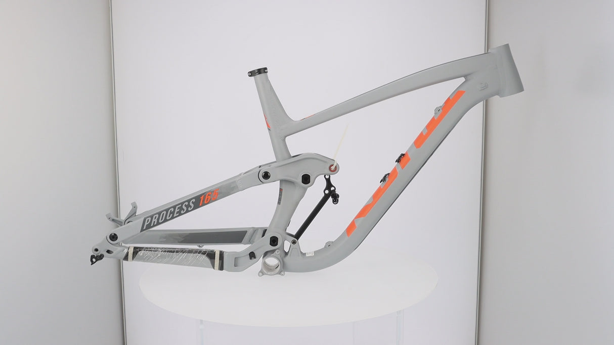 Cadru Kona Process 165 27.5" gri | MTB Enduro Full Suspension 170 / 165 mm | Aluminiu | Model 2018 | Mărime XL