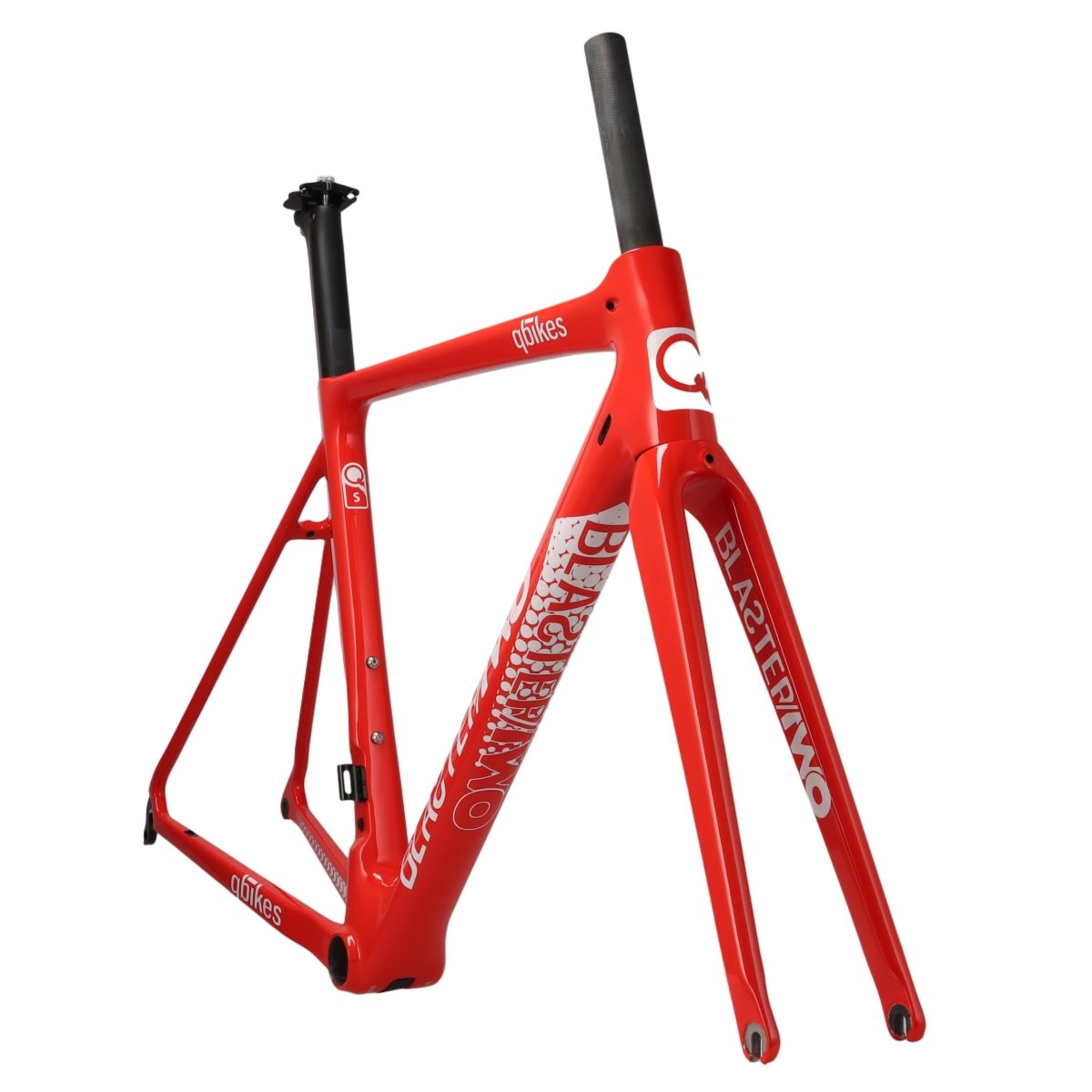 Q - Bikes Blaster TWO Carbon Rahmenset | Aero | Felgenbremsen | Orange - RAAAD.de