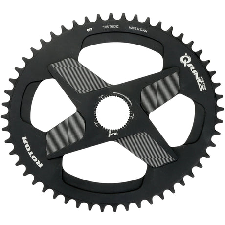 ROTOR Kettenblatt 1X oval Q - Ring DM 52 Zähne schwarz (Kopie) - RAAAD.de