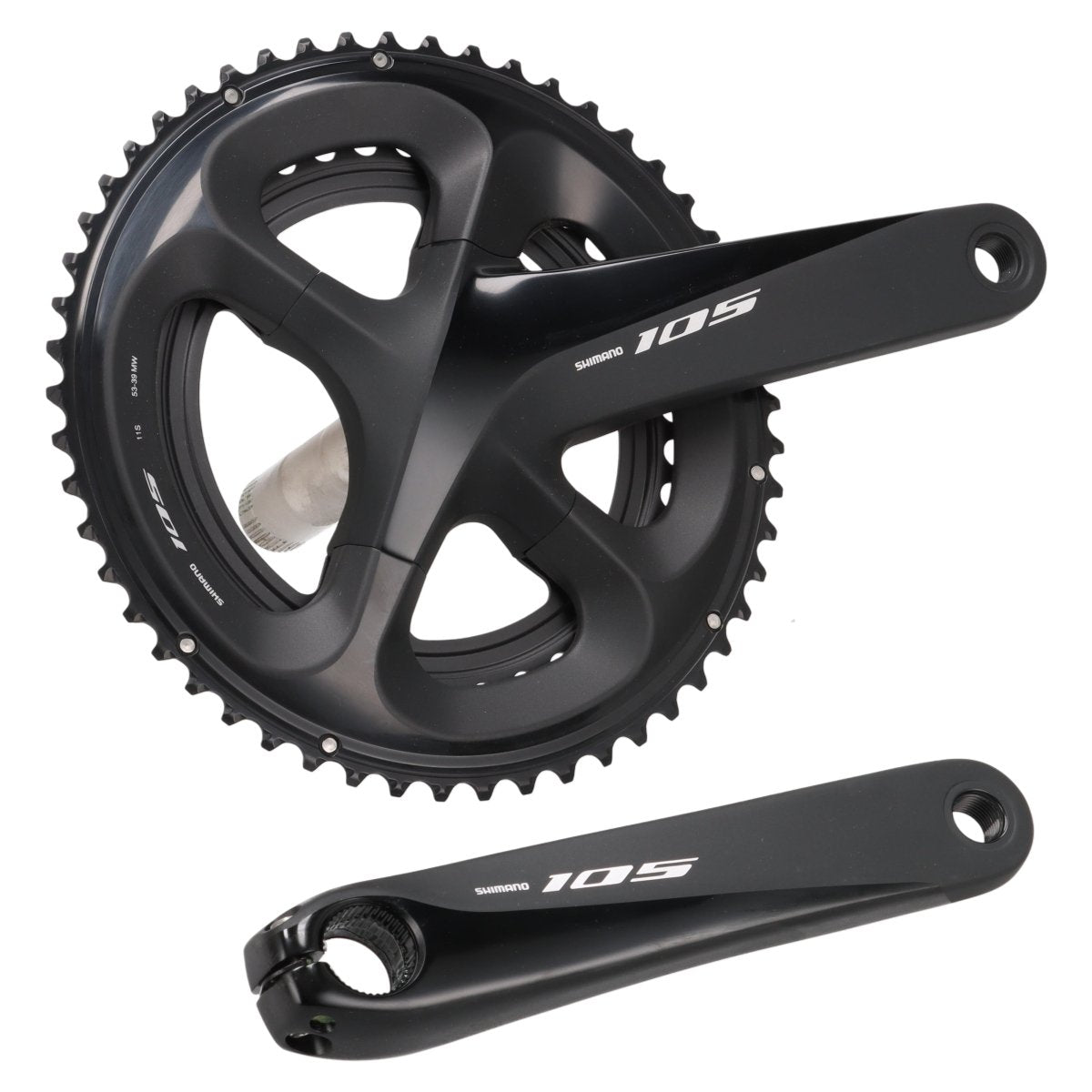 Shimano 105 FC-R7000 Kurbel | 172,5 mm | 53/39 Zähne | 2x11-fach | Rennrad - RAAAD.de