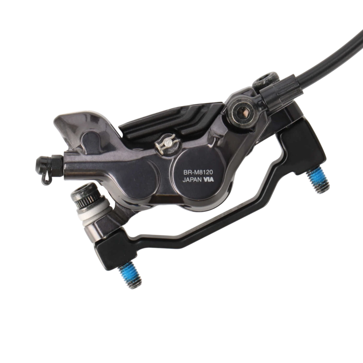 Shimano Deore XT Scheibenbremse BL - M8100/BR - M8120 | 4 - Kolben | Vorderrad | 800 mm Leitung - RAAAD.de