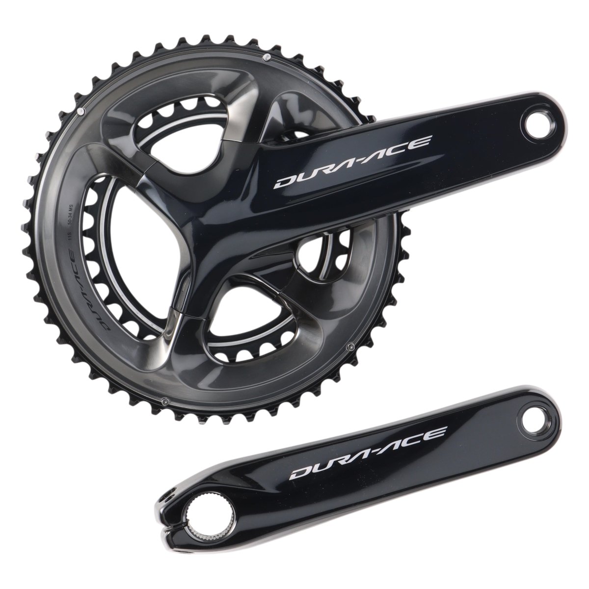 Shimano Dura-Ace FC-R9100 Kurbel | 175 mm | 50/34 Zähne | 2x11-fach | Hollowtech II | Rennrad - RAAAD.de