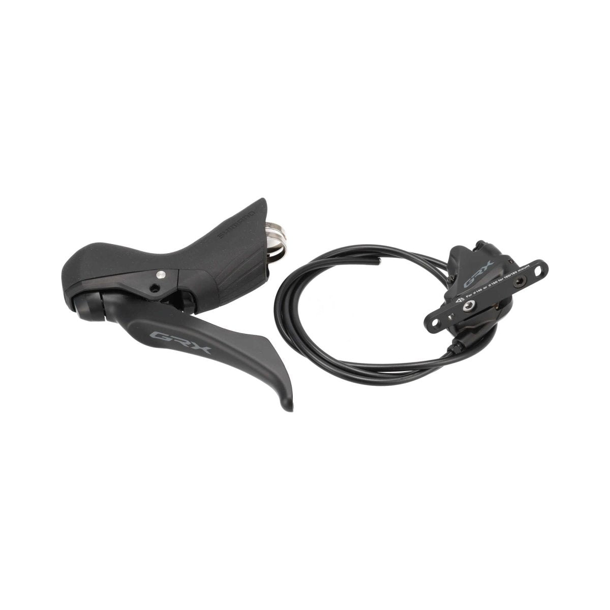 Shimano GRX Scheibenbremse BL - RX600 / BR - RX400 Bremshebel links vorne Flat mount - RAAAD.de
