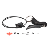 Shimano GRX ST - RX810 Schalthebel BR - RX810 Scheibenbremse Flatmount rechts hinten (11 - fach) mit Adapter - RAAAD.de