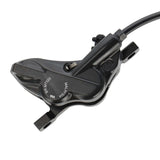 Shimano MT501 / MT520 Scheibenbremse hinten | 4 - Kolben | 1700 mm Leitung | Postmount | schwarz | MTB / E - MTB - RAAAD.de
