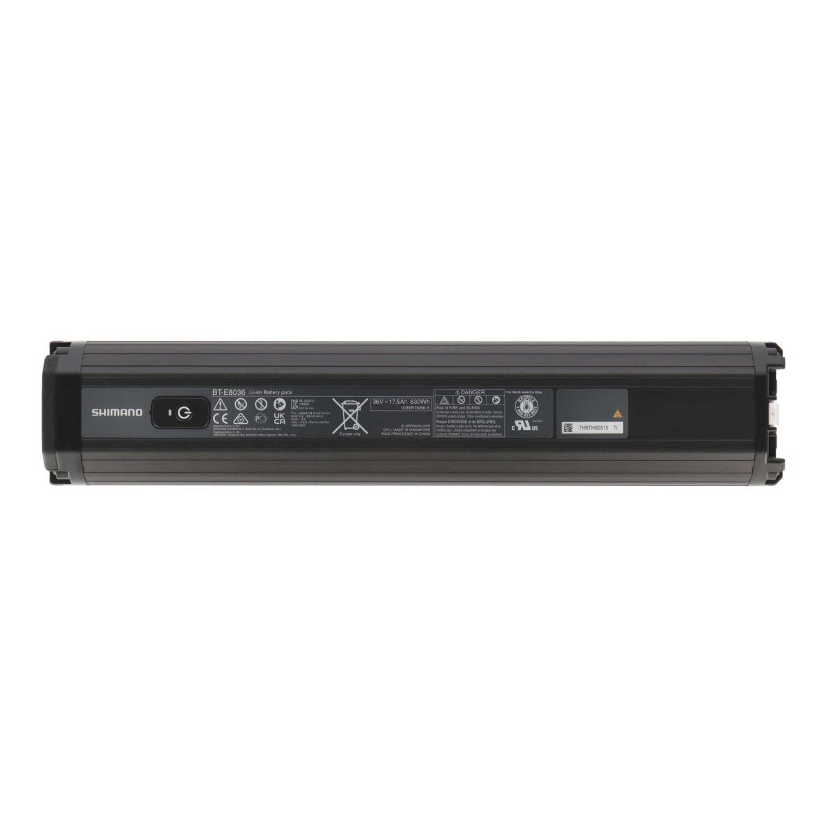 Shimano Steps BT - E8036 Akku | 630 Wh | E - Bike Batterie | für Rahmenmontage intern | Li - Ion | schwarz - RAAAD.de