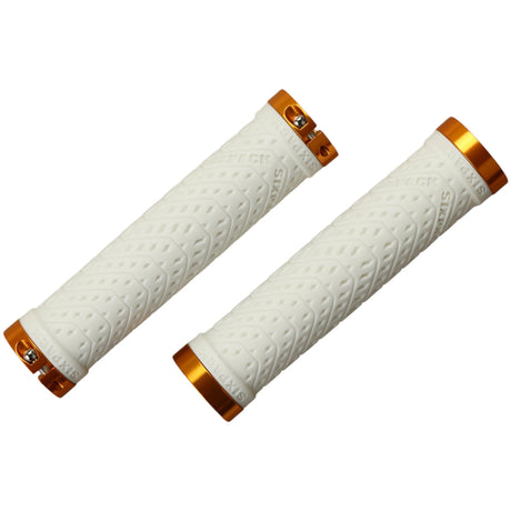 Sixpack Griffe K - Trix Mountainbike Paar Weiß Gold Lock - On - RAAAD.de