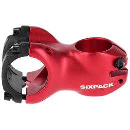 Pipă MTB Sixpack Menace 31,8 mm lungime 50 mm roșie