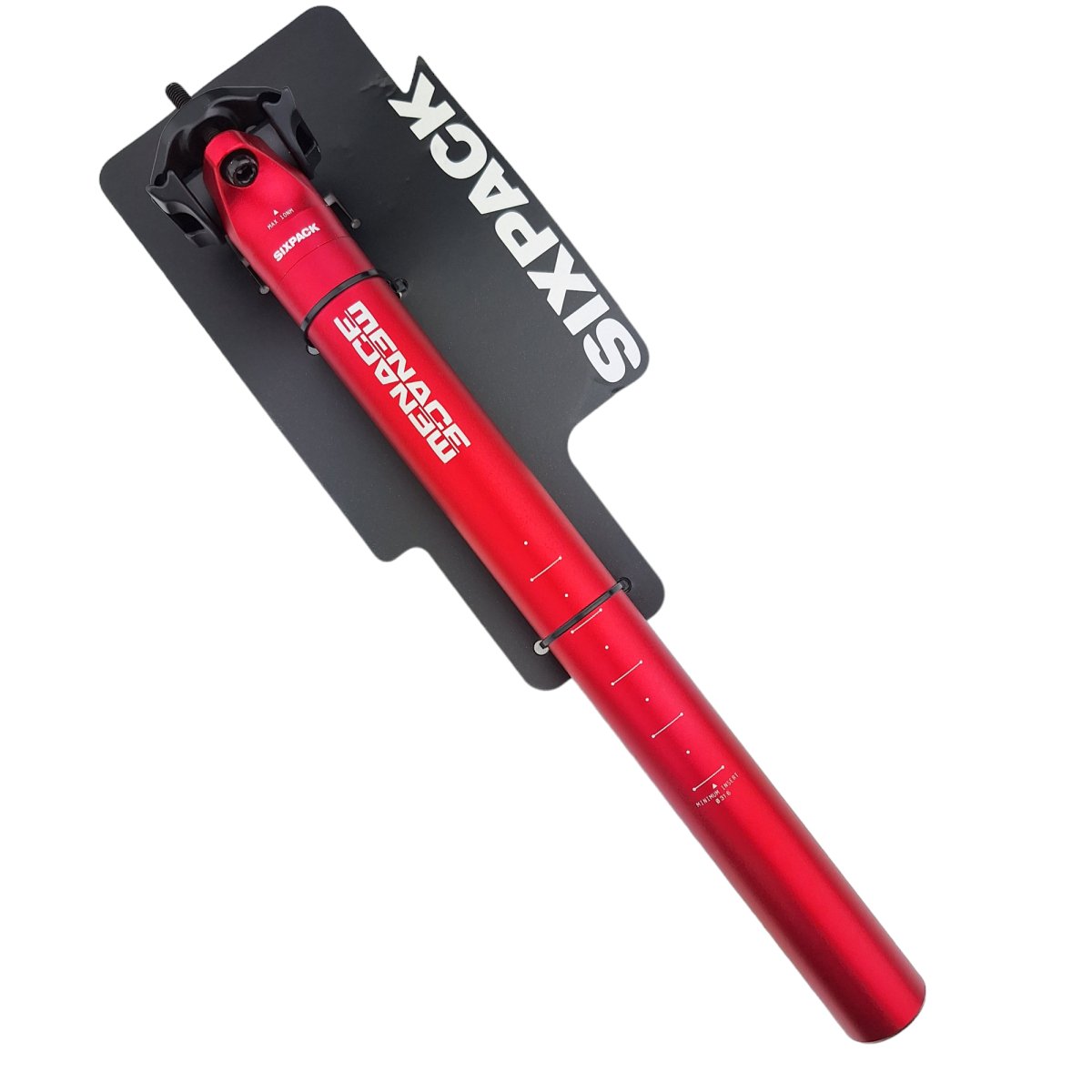 Sixpack Menace Sattelstütze 31.6x350 mm rot - RAAAD.de