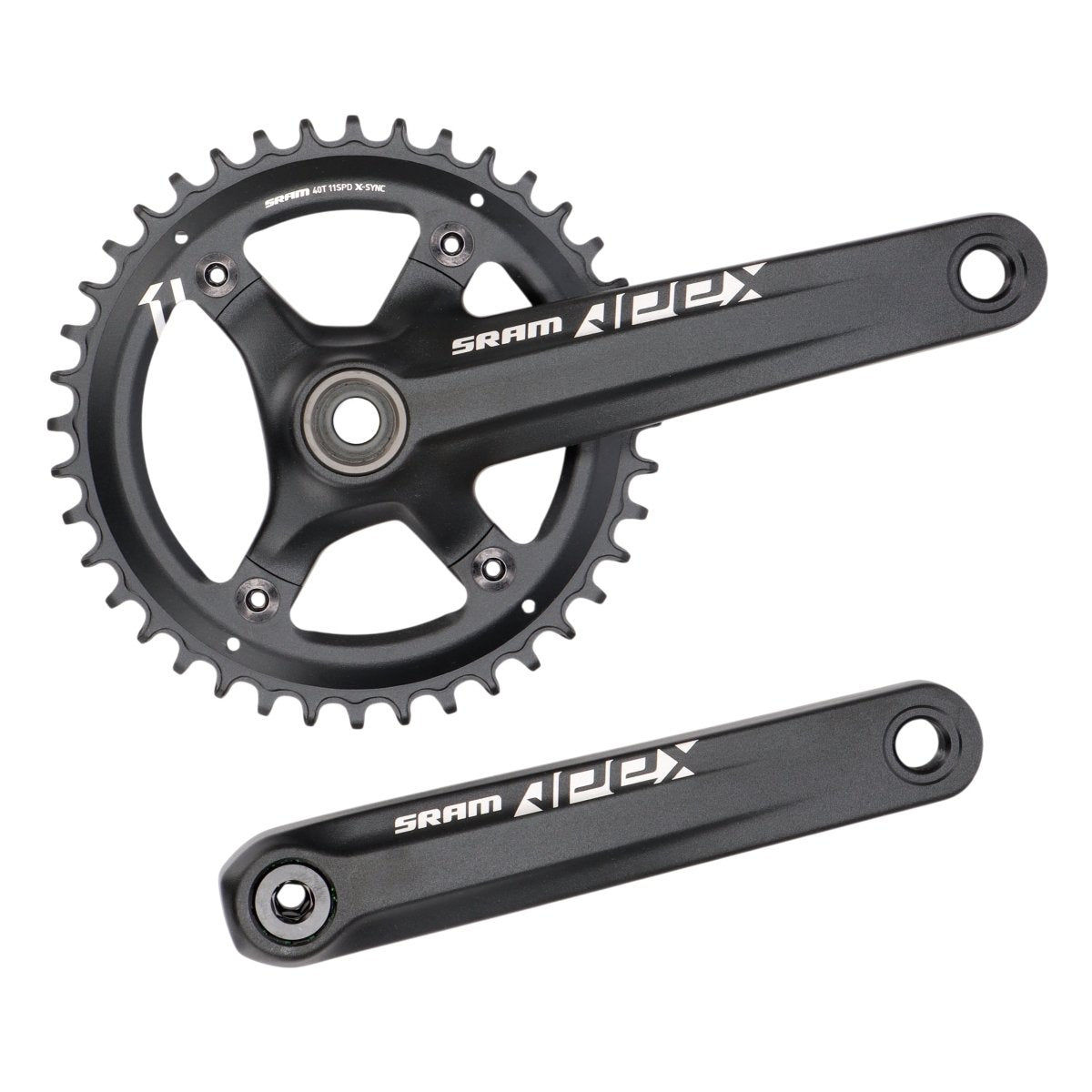 SRAM Apex 1 Kurbelgarnitur | 172,5 mm | 40 Zähne | GXP | 1x10-/11-fach | Rennrad, Gravel - RAAAD.de