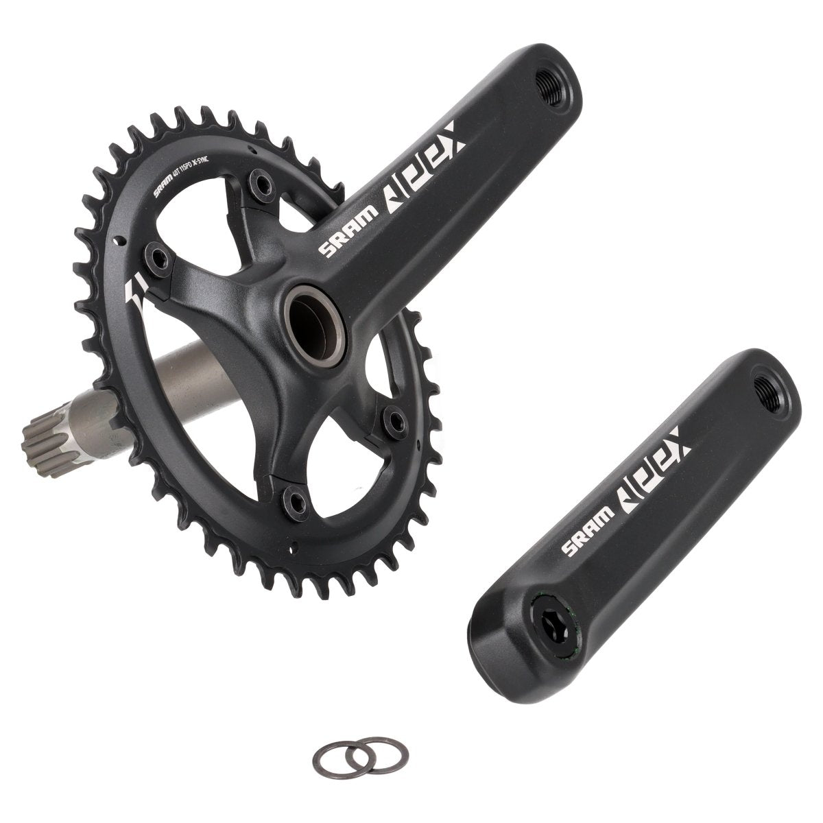 SRAM Apex 1 Kurbelgarnitur | 172,5 mm | 40 Zähne | GXP | 1x10-/11-fach | Rennrad, Gravel - RAAAD.de