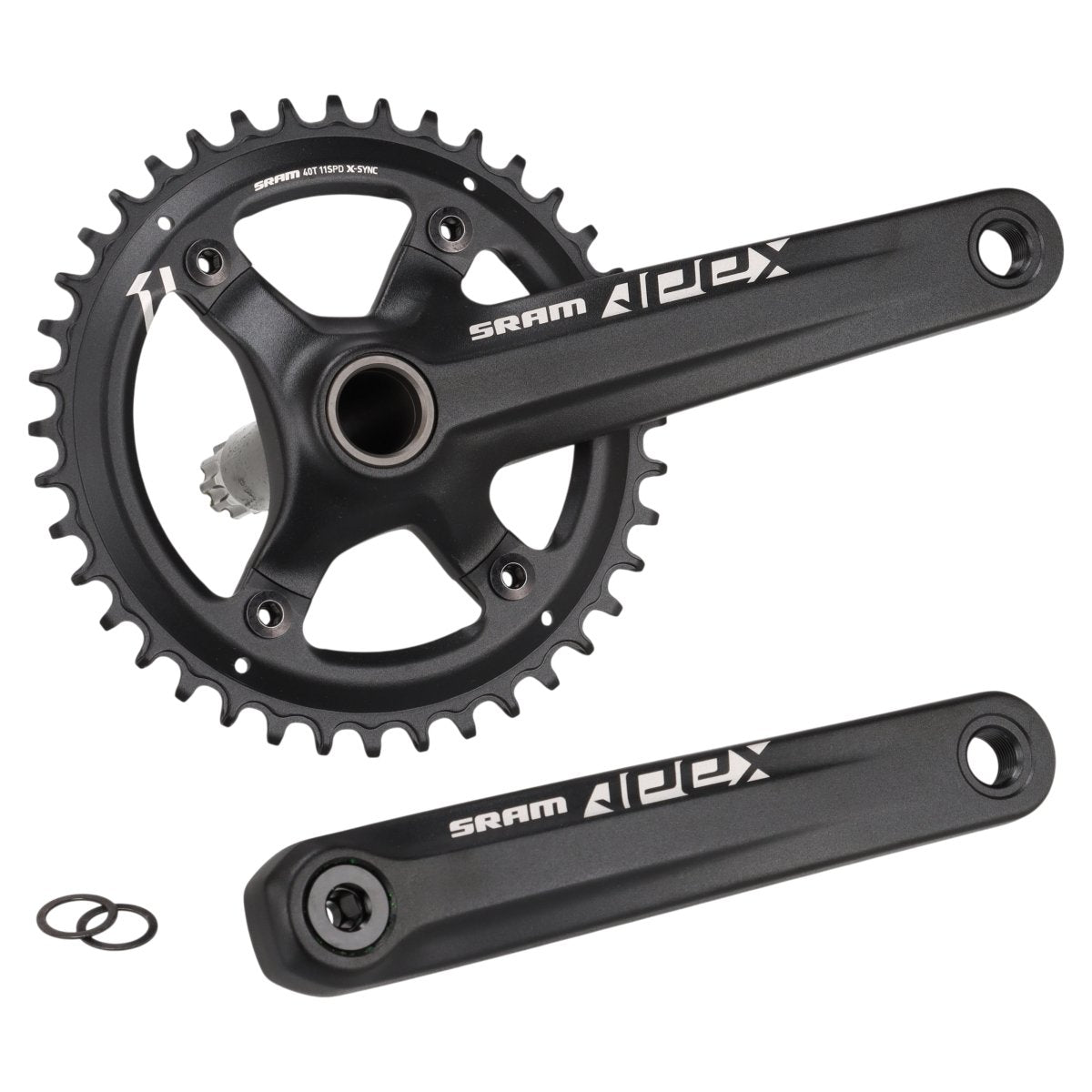 SRAM Apex 1 Kurbelgarnitur | 172,5 mm | 40 Zähne | GXP | 1x10-/11-fach | Rennrad, Gravel - RAAAD.de