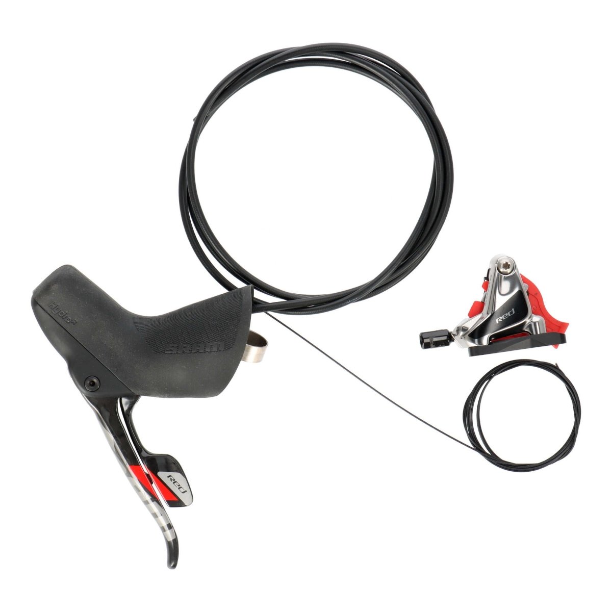 SRAM RED 22 HRD Schalt - /Bremshebel links | 2 - fach | inkl. Bremssattel (B - Ware) - RAAAD.de