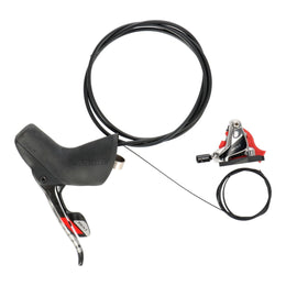 Manetă schimbător/frână stânga SRAM RED 22 HRD | 2 viteze | incl. etrier de frână (B-stock)