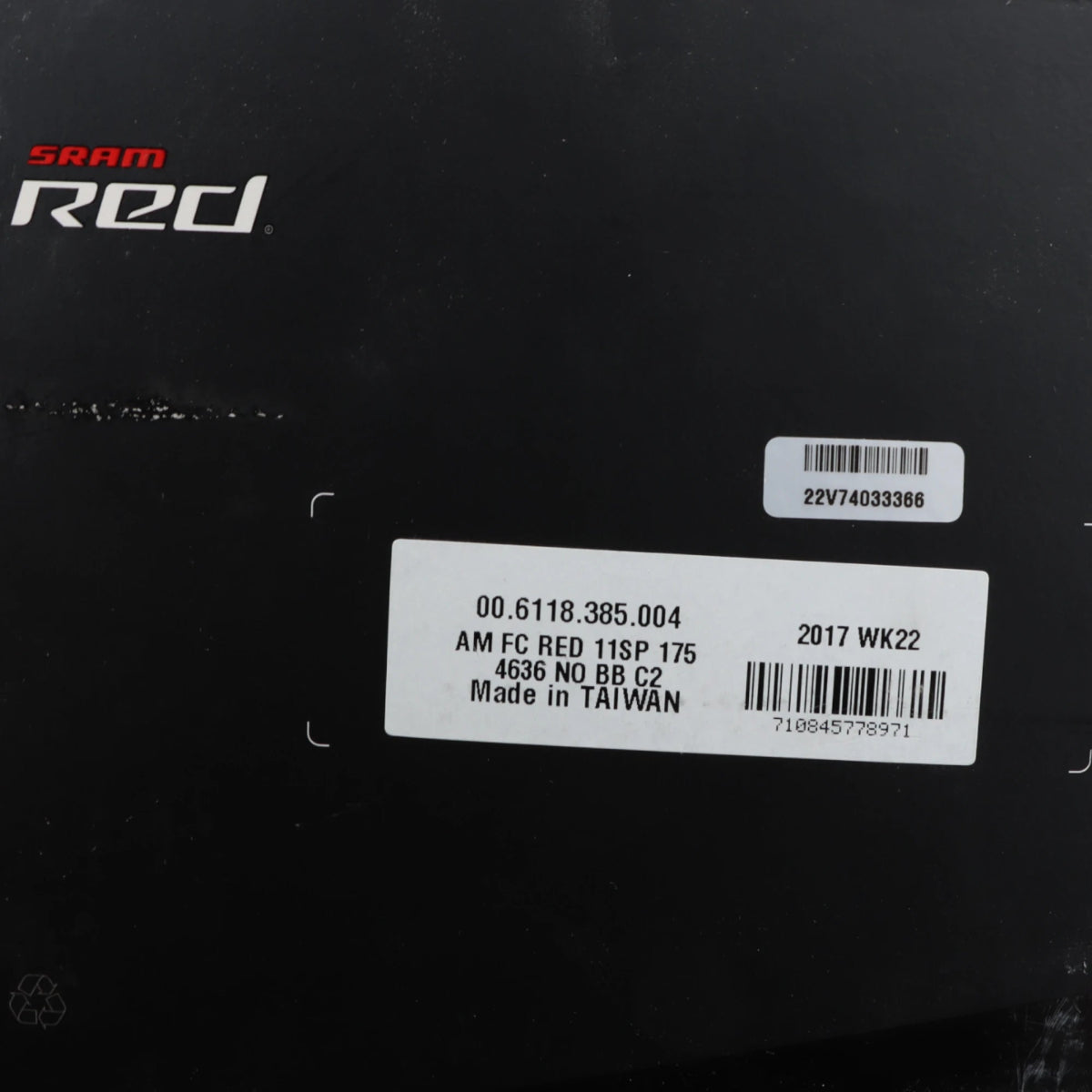 SRAM Red Kurbel Carbon GXP 175 mm 36/46T (2x11-fach) - RAAAD.de