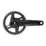 SRAM Rival Kurbel 1x12 - fach DUB Wide | 175 mm | Kettenblatt 40 Zähne | Rennrad / Gravel | schwarz - RAAAD.de