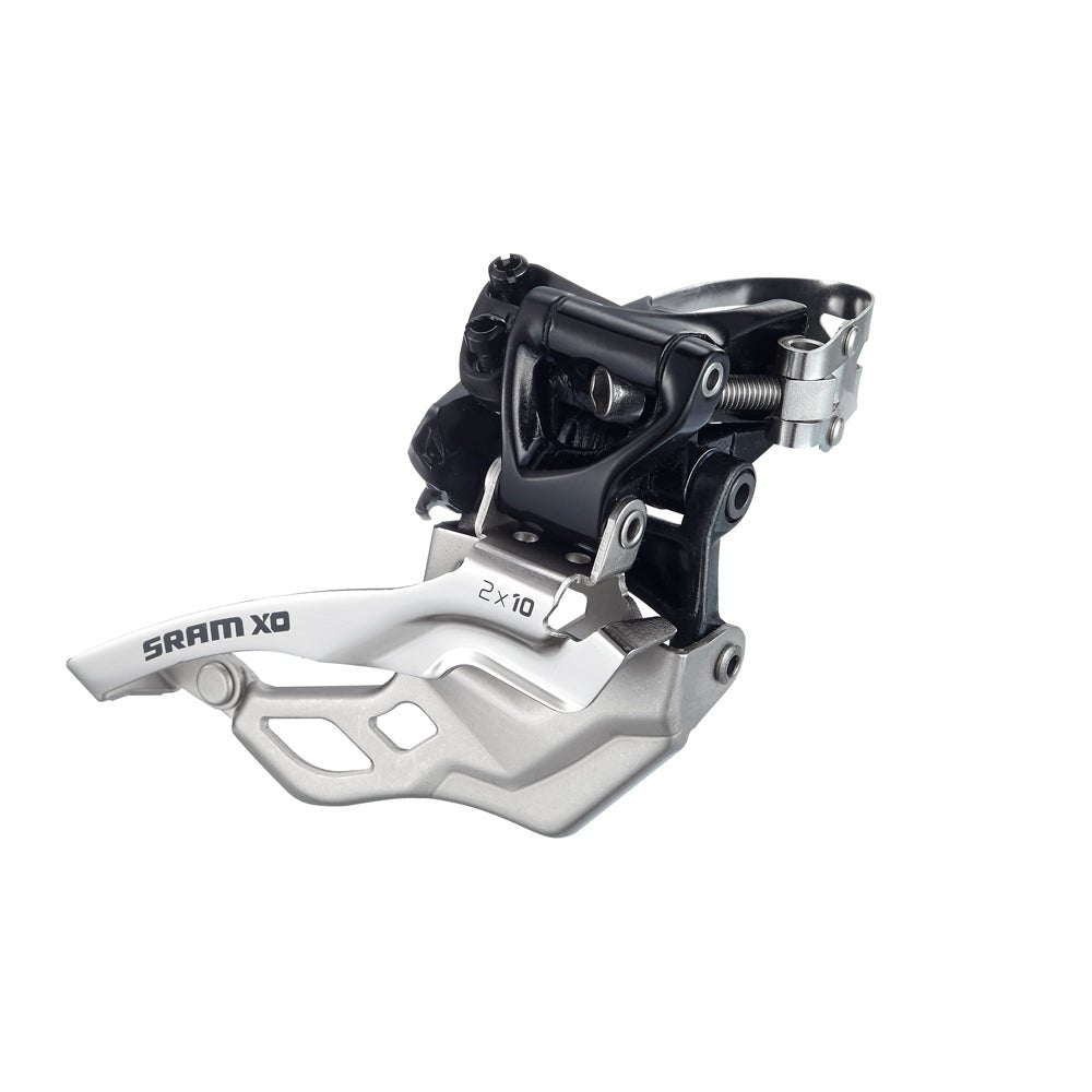 SRAM X0 Umwerfer 2x10-fach | High Clamp 38,2 mm | Bottom Pull | schwarz - RAAAD.de