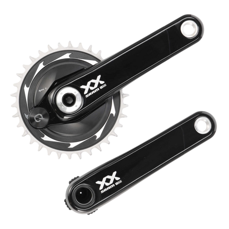 SRAM XX SL Eagle Transmission Powermeter Kurbel | DUB | 165 mm Kurbelarme | 34T Kettenblatt - RAAAD.de