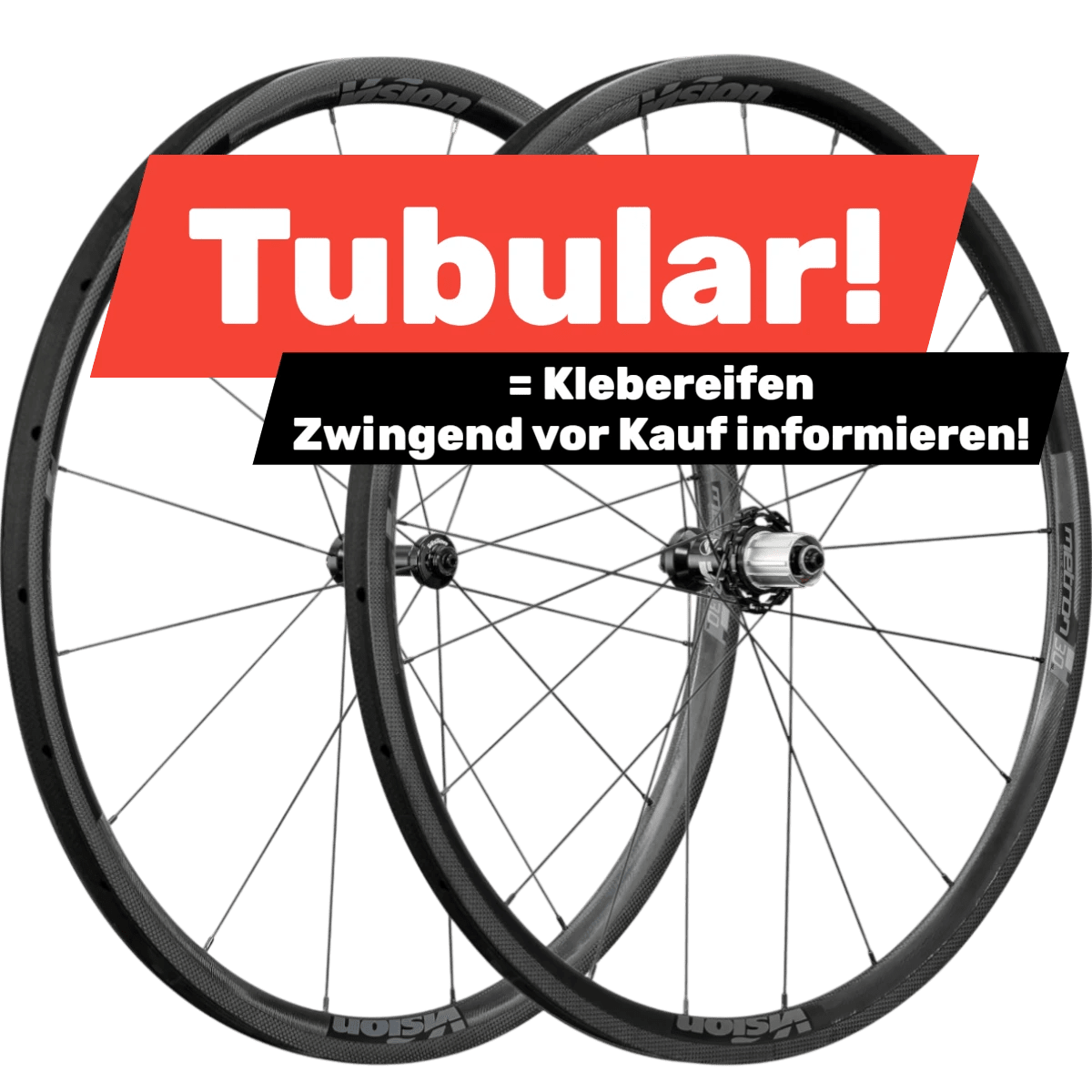 Vision Metron 30 SL Carbon Laufradsatz 28" | Felgenbremsen | Tubular Schlauchreifen | Shimano HG - RAAAD.de