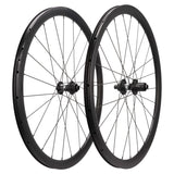 ZZYZX Alu Laufradsatz Disc | 28" Aero | 35 mm Felgenhöhe | Shimano HG Freilauf | Schwarz (B - Ware) - RAAAD.de