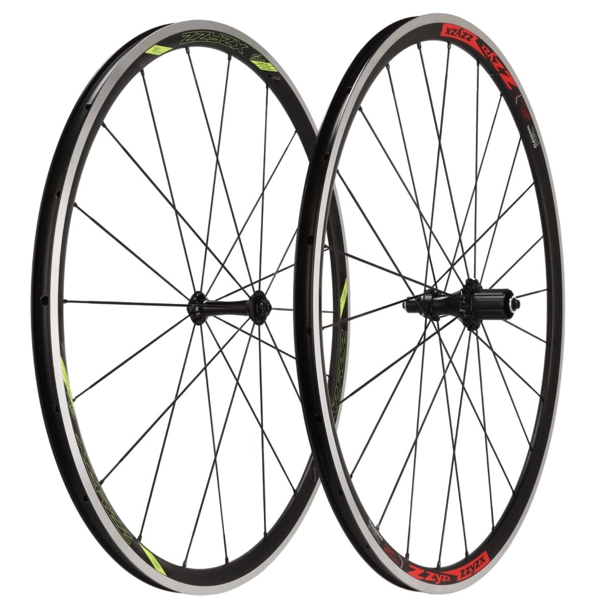 ZZYZX Alu Rennrad Laufradsatz 28" | Felgenbremsen | Schnellspanner | Shimano HG Freilauf (B - Ware) - RAAAD.de