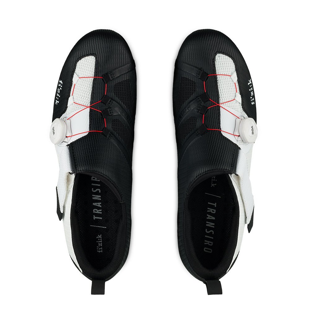 Fizik TRANSIRO INFINITO R3 Triathlonschuhe - Schwarz/Weiß - RAAAD.de