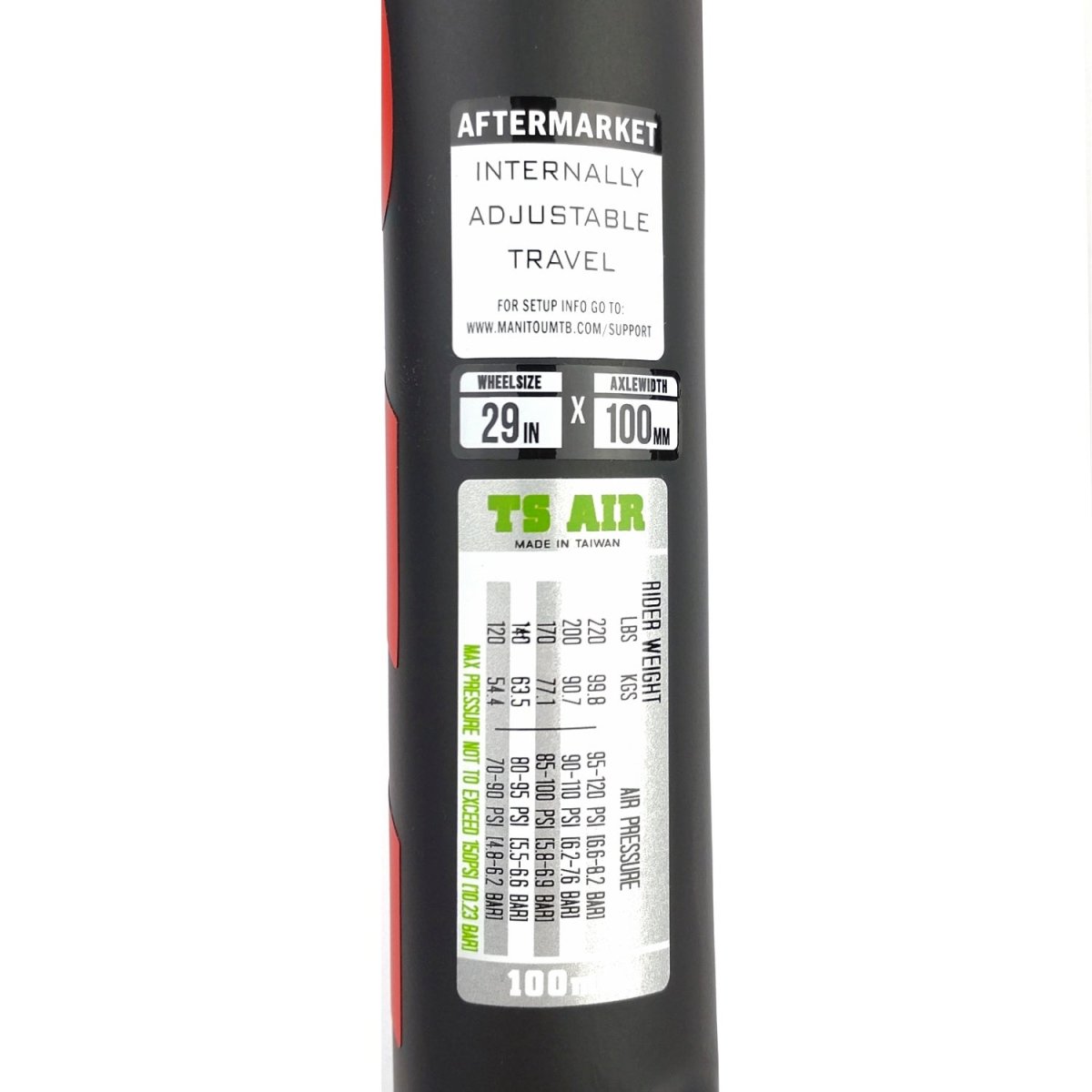 Manitou Markhor 100 mm 29" Federgabel Schnellspanner - RAAAD.de