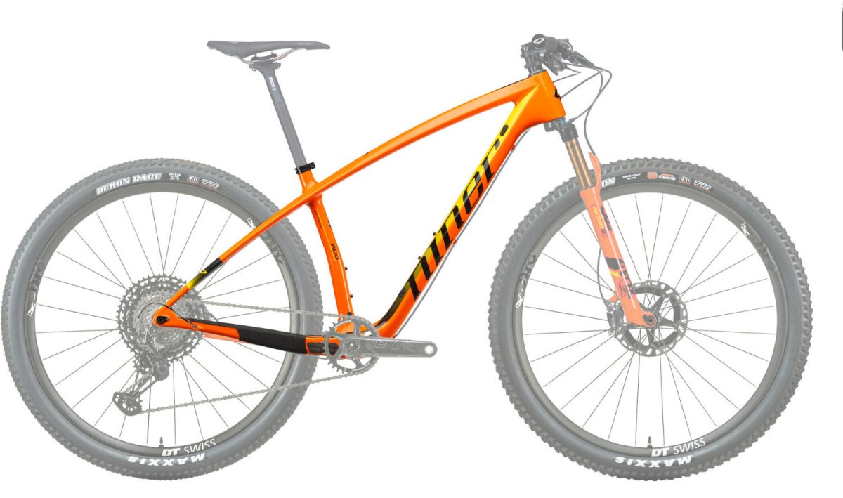 Niner AIR 9 RDO Carbon MTB Rahmen Orange/Gelb (Größe M) - RAAAD.de