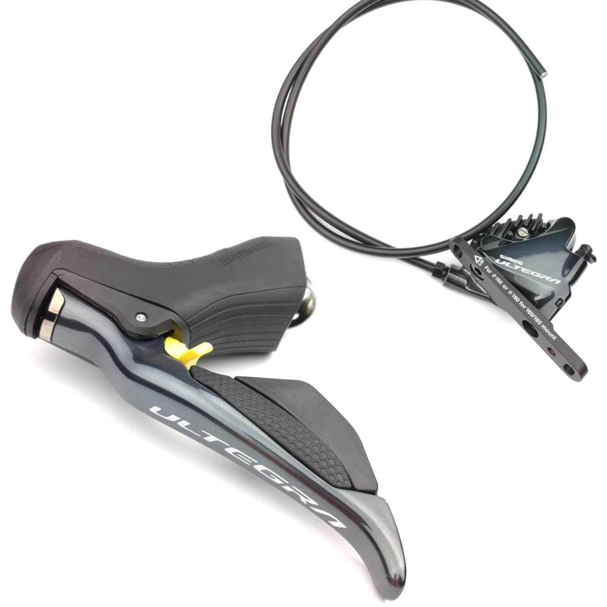 Shimano Ultegra Di2 ST - R8070/BR - R8070 STI Schalthebel und Scheibenbremse vorne (2 - fach) - RAAAD.de